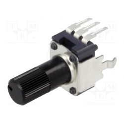 RK09K1130081; Potentiometer: shaft; balance,single turn,vertical; 10kΩ; ±20%; ALPS