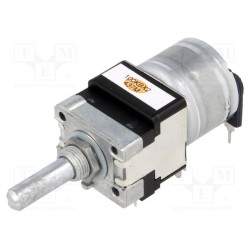 RK16812MG099; Potentiometer: shaft; 50mW; 100kΩ; ±20%; 300°; for PCB; linear; ALPS