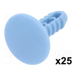 10054; Trim clip; 25pcs; Alfa Romeo,Fiat,Lancia; OEM: 14592087; L: 25.6mm; ROMIX