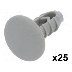 10067; Trim clip; 25pcs; Alfa Romeo,Fiat,Lancia; L: 20.3mm; polyamide; ROMIX
