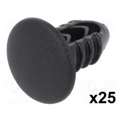 10069; Trim clip; 25pcs; Alfa Romeo,Fiat,Lancia; L: 19mm; polyamide; ROMIX