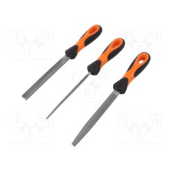1-473-06-2-2; Kit: files; half planisher; for metal; Number of files: 3; 150mm; BAHCO