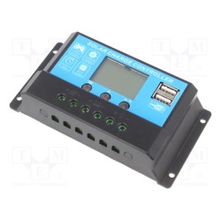 3IPSSOLU10; Charging regulator; 10A; 12/24VDC; -20÷55°C; VOLT POLSKA