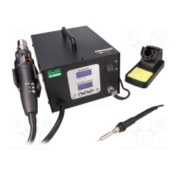 ; Hot air soldering station; digital; 900W; 100÷500°C; 3÷21l/min; SOLDER PEAK