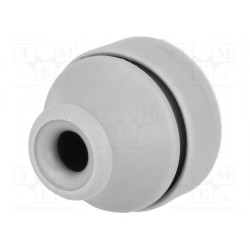 100186; Grommet; Ømount.hole: 16mm; TPE (thermoplastic elastomer); grey; TRELLEBORG