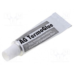 ART.AGT-116; Heat transfer glue; white; 10g; Termoglue; 1W/mK; max.200°C; 2MPa; AG TERMOPASTY