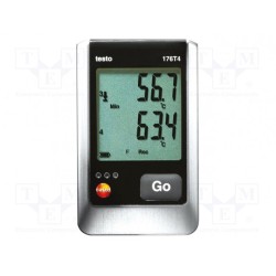 TESTO 176-T4 0572 1764; Data logger; temperature; 103x63x33mm; Resol: 0.1°C; IP65; 595g; TESTO