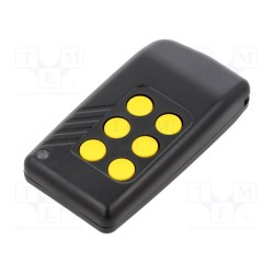 650200828G; Module: RF; AM transmitter; OOK; 433.92MHz; 12VDC; 75x40x16mm; 7mA; AUREL