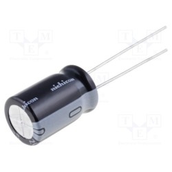 UVZ2A471MHD; Capacitor: electrolytic; THT; 470uF; 100VDC; Ø16x25mm; Pitch: 7.5mm; NICHICON