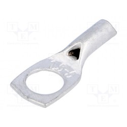 VA01-0027 PK155; Ring tube terminal; M5; 1.5mm2; crimped; for cable; tinned; L: 18mm; OUNEVA