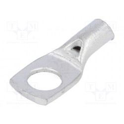 VA01-0030 PK255; Ring tube terminal; M5; 2.5mm2; crimped; for cable; tinned; L: 18mm; OUNEVA