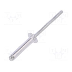70430; Rivet; aluminium; Rivet diam: 4mm; L.rivet: 19mm; 50pcs.; VOREL