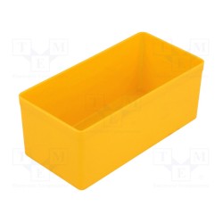 456311; Container: for boxes; 54x108x45mm; yellow; polystyrene; ALLIT AG