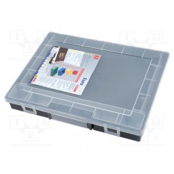 ; Container: box with containers; 370x290x55mm; black; ALLIT AG