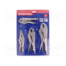 W001300; Kit: pliers; Pcs: 4; Morse's,welding grip; Workpro