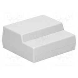 Z20J; Enclosure: desktop; X: 125mm; Y: 120mm; Z: 53mm; polystyrene; grey; KRADEX