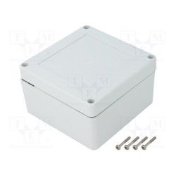 ZP105.105.60SJ TM PC; Enclosure: multipurpose; X: 105mm; Y: 105mm; Z: 60mm; ZP; light grey; KRADEX