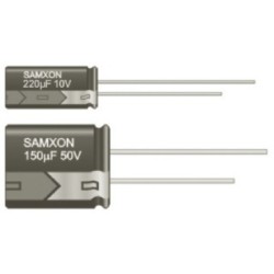 ; Capacitor: electrolytic; low impedance; THT; 220uF; 35VDC; Ø8x16mm; SAMXON