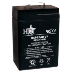 BPE 4,5-6; Re-battery: acid-lead; 6V; 4.5Ah; AGM; maintenance-free; BPOWER