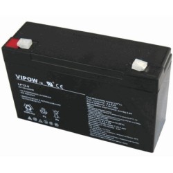 BPE 12-6; Re-battery: acid-lead; 6V; 12Ah; AGM; maintenance-free; BPOWER