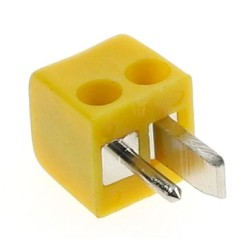 ASC.S.LEN.DZELT; AS spraudnis leņķī, dzeltens skrūvējams