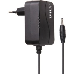 LS-PW12-12V0.5AV; Power supply: switched-mode; 12VDC; 0.5A; Out: 5,5/2,1; 6W; Plug: EU; LVSUN