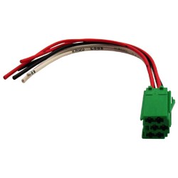 CAR-2011.UNI; Mini-ISO spraudnis Green 6pin