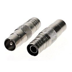 COAX-001.CRRG6; TV metāla spr. uzspiežams RG6 kabelim