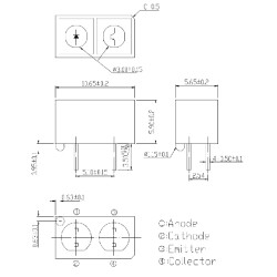 ELITR9908; Reflective Photointerruptor PCB