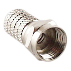 ; Plug; F; male; straight; RG59; 6mm; twist-on; for cable; 