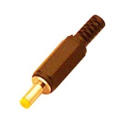 ; Plug; DC supply; female; 4/1,7mm; 4mm; 1.7mm; for cable; 10mm; 