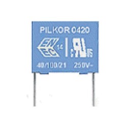 PCX2_335_MK701; MKP X2 150nF 275VAC 10% 100C RM22.5 min.3gab.