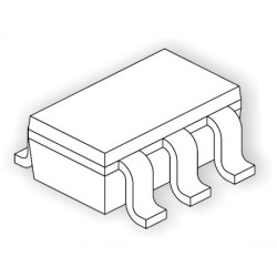 PIC10F206-I/OT; MCU 512x12 FLASH 4I/O 4MHz SOT23