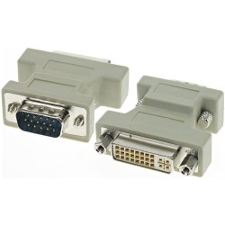 68029; Adapter; D-Sub 15pin HD plug,DVI-I (24+5) socket; Goobay