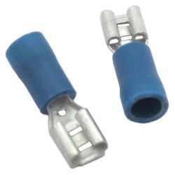 ST-003/B; Terminal: flat; 4.8mm; 0.8mm; female; 1.5÷2.5mm2; crimped; blue; NINIGI