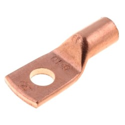 KM10/5; Ring tube terminal; M5; 10mm2; crimped; for cable; L: 21mm; copper; ERGOM