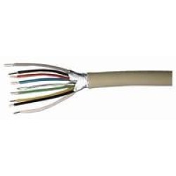 TA08.PEPL.EKR; Telefona 8dz. kabelis pelēks apals ekranēts