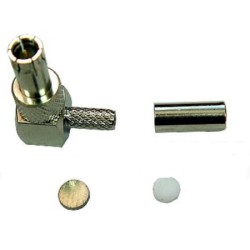 TS9.RG174.SC90; TS9 spraudnis paps 90° Crimp RG174