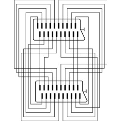 11702; Cable; SCART plug,both sides; 1.5m; black; Goobay