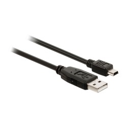 50767; Cable; USB 2.0; USB A plug,USB B mini plug; 1.8m; black; Canon; Goobay