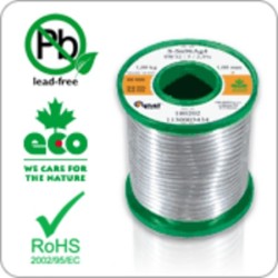 ; Soldering wire; Sn99,3Cu0,7; 3mm; 1000g; lead free; Package: reel; CYNEL