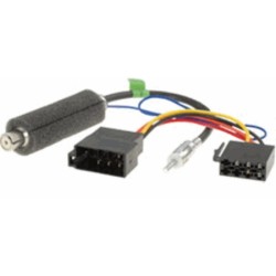 ; Antenna separator; DIN plug,ISO socket; Audi,Seat,VW; 4CARMEDIA