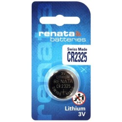 CR2325 B1; Battery: lithium; 3V; CR2325,coin; Batt.no: 1; Ø23x2.5mm; 190mAh; RENATA