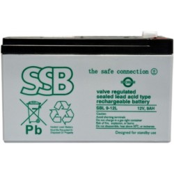 SBL9-12; Re-battery: acid-lead; 12V; 9Ah; AGM; maintenance-free; SSB