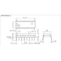 ILQ2; Optocoupler; THT; Channels: 4; Out: transistor; Uinsul: 5.3kV; DIP16; VISHAY