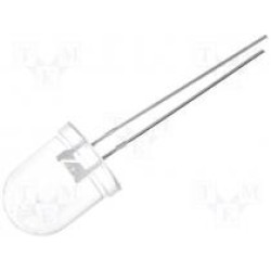 LL-1003WC-W2-1B; 10mm balta caurspīdīga 8000-10000mcd 20gr