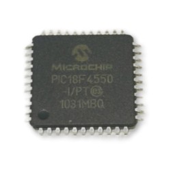 PIC18F4550-I/PT; MCU 32Kx16 FLASH 34I/O 48MHz TQFP44