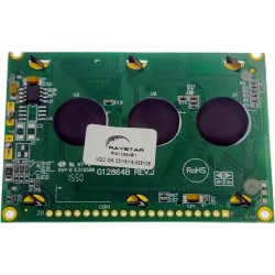 RG12864B-GHW-V; LCD 128x64 grafiskais LED dzeltena 75x53x9
