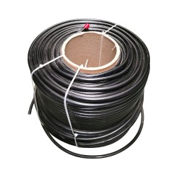 RG400.M50.S; S400 koaksiālais kabelis 50Om Cietais Melns Spectr