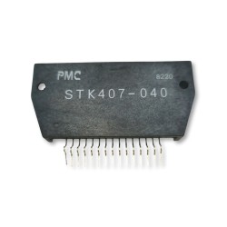 STK407-040; PWR AMP 2x25W/6E